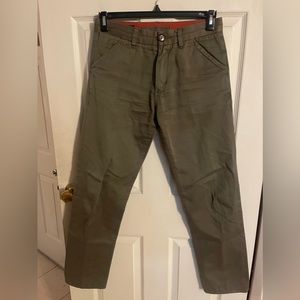 Freenote Clothing Japanese selvedge cotton pants men’s size 30x30 slim USA made